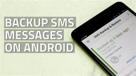 How to back up your SMS text messages on Android .